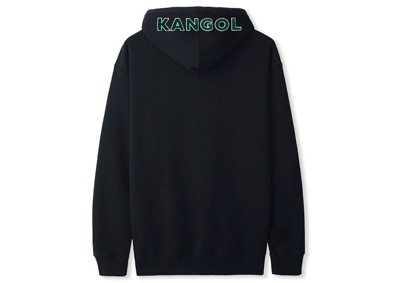 Butter Goods x Kangol Wordmark Chenille Pullover Hoodie Black