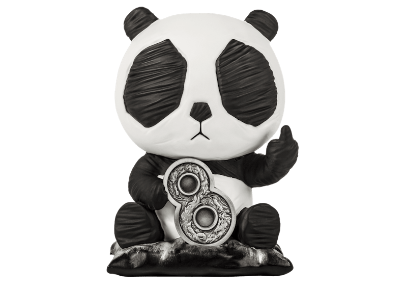Cacooca Mighty Jaxx Panda Ink Huat The Fuck (Yin) Figure