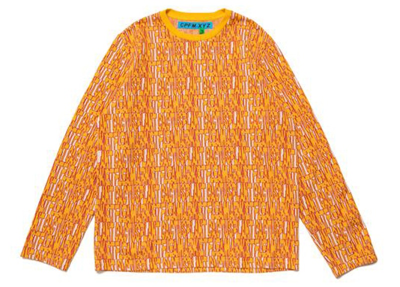 Cactus Plant Flea Market Anxiety Jacquard Longsleeve Knit Orange