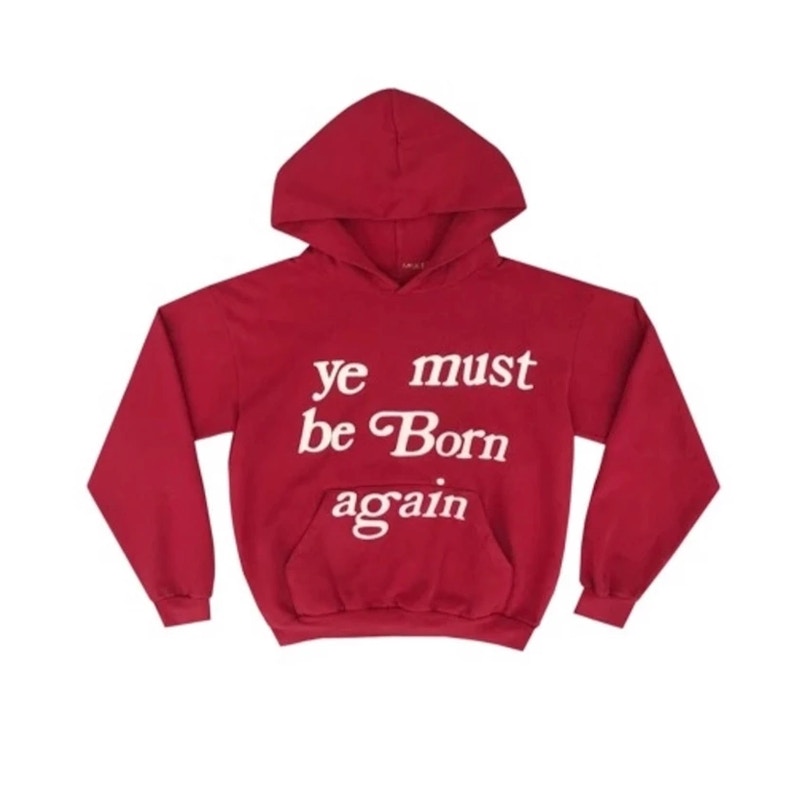 Cactus Plant Flea Market Born Again Hooded Sweatshirt Red