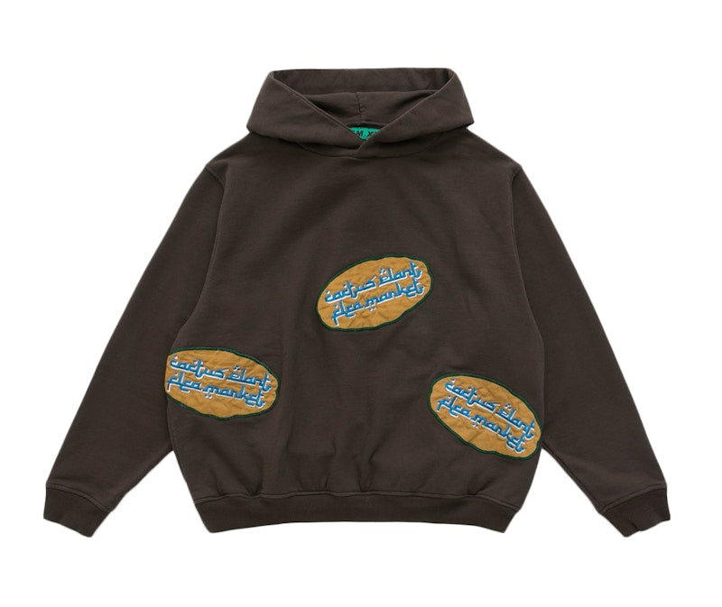 Cactus Plant Flea Market CPFM Farmers Market Hoodie Brown