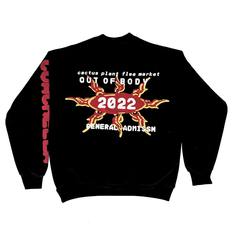 Cactus Plant Flea Market Coachella x CPFM Weekend 1 Crewneck Black