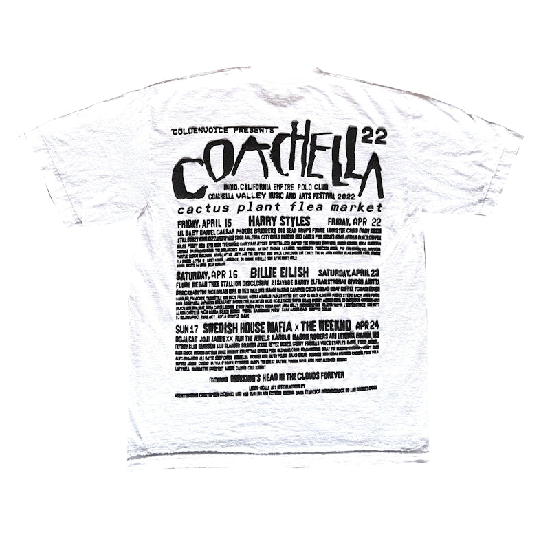 Cactus Plant Flea Market Coachella x CPFM Weekend 1 T-Shirt White
