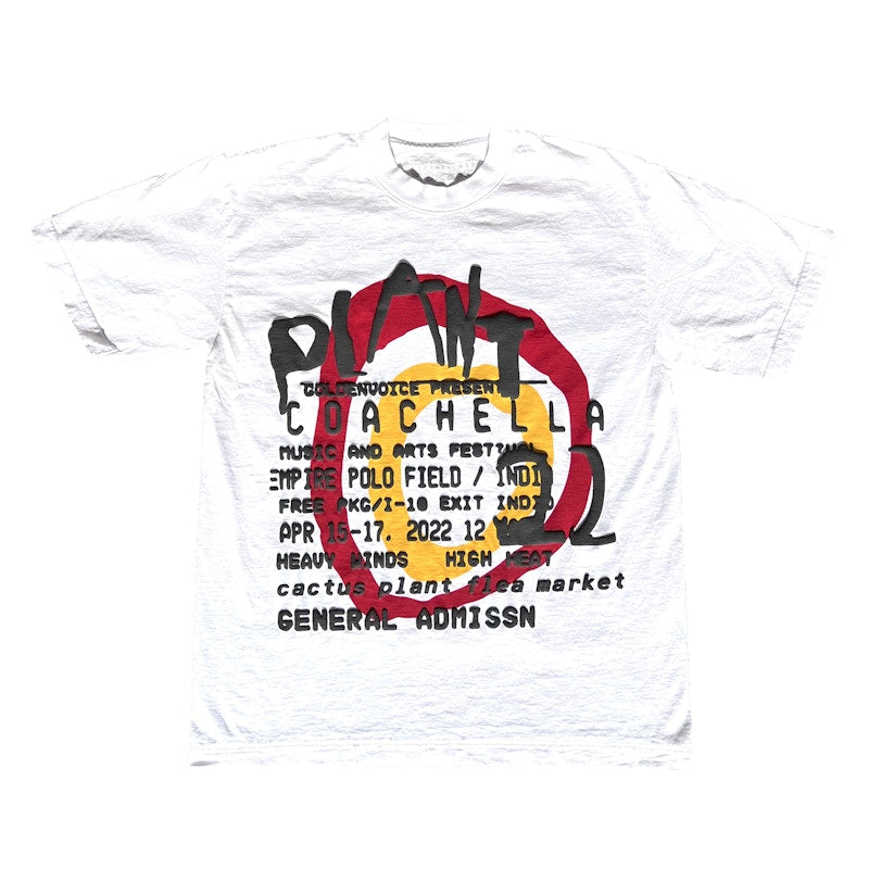Cactus Plant Flea Market Coachella x CPFM Weekend 1 T-Shirt White