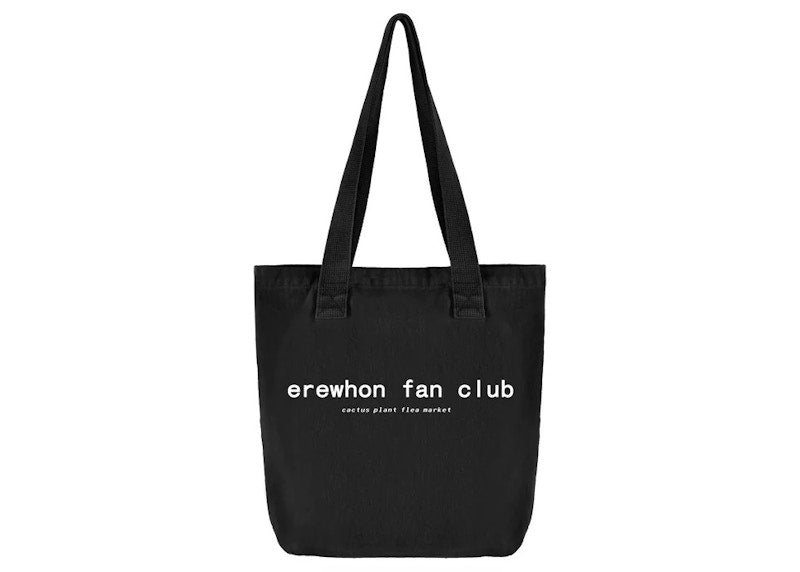 Cactus Plant Flea Market Erewhon Fan Club Tote Black