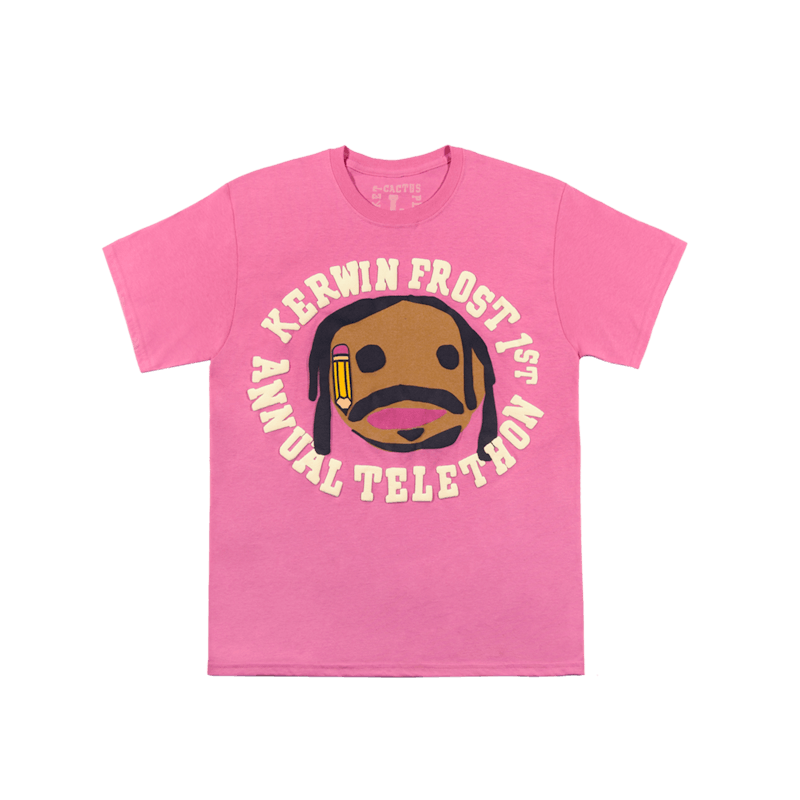 Cactus Plant Flea Market For Kerwin Frost Telethon T-shirt Pink