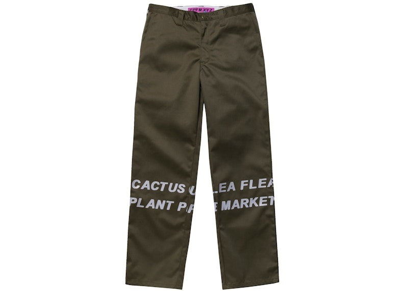 Cactus Plant Flea Market Hi-Vis Safety Pant Olive