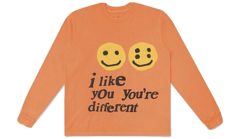 Cactus Plant Flea Market I Like You You're Different L/S Tee Orange