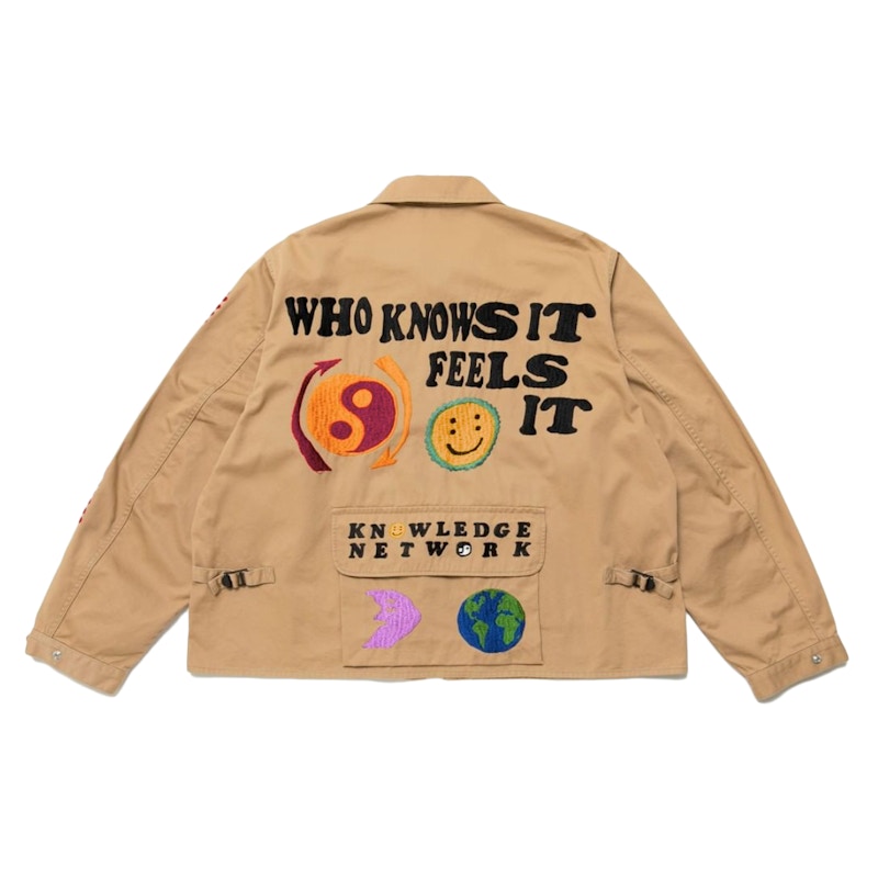 Cactus Plant Flea Market Knowledge Jacket Brown