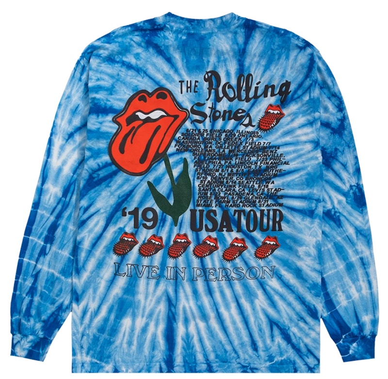 Cactus Plant Flea Market Rolling Stones No Filter Tour L/S T-shirt Multi