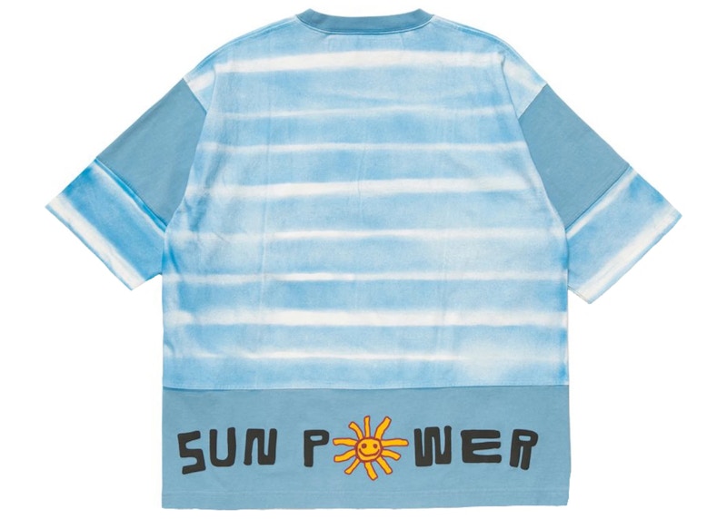 Cactus Plant Flea Market Sunseeker Crop T-shirt Blue/White