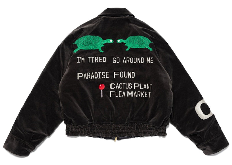 Cactus Plant Flea Market Too Slow Souvenir Jacket Brown