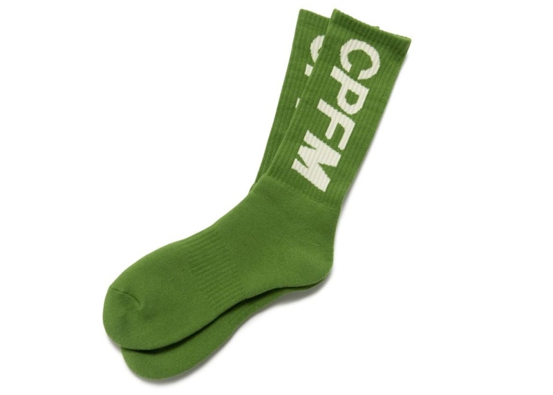 Cactus Plant Flea Market Tube Socks Green White