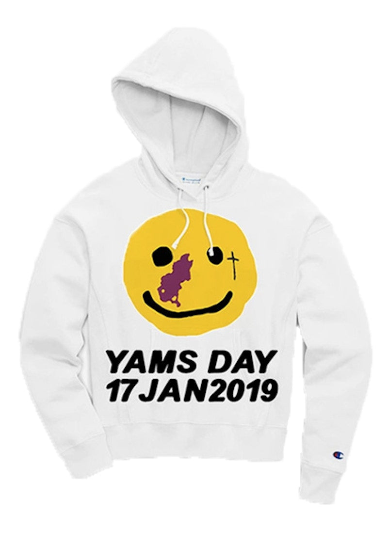 Cactus Plant Flea Market Yams Day Hoodie White