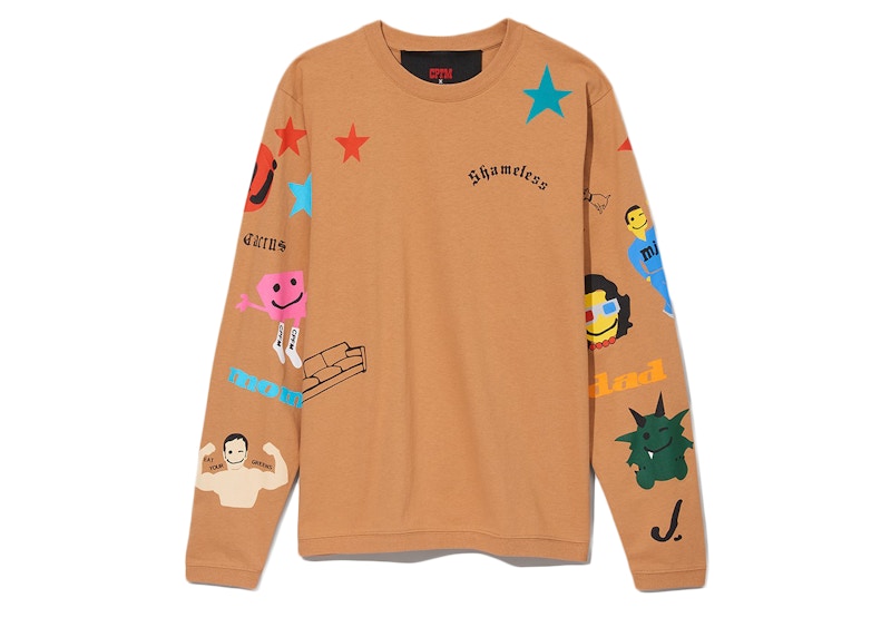 Cactus Plant Flea Market x Marc Jacobs Tattoo Longsleeve T-Shirt Sand