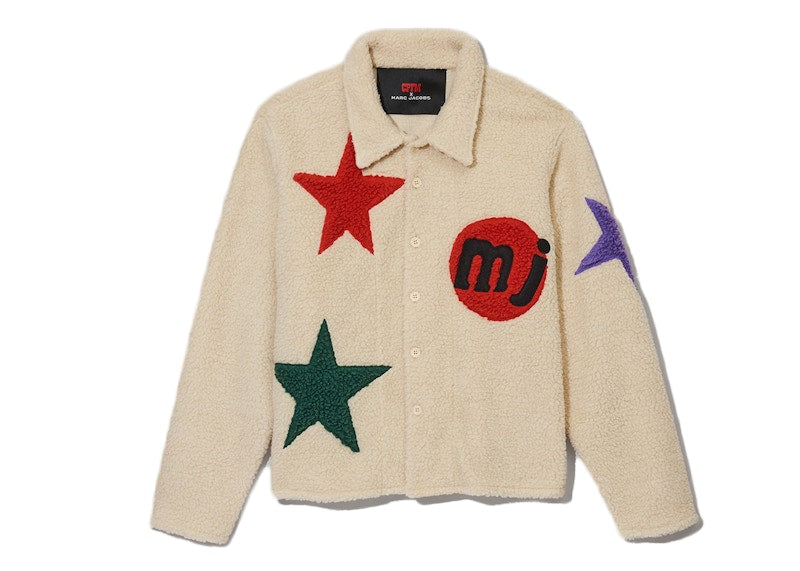 Cactus Plant Flea Market x Marc Jacobs Tattoo Shirt Jacket Cream
