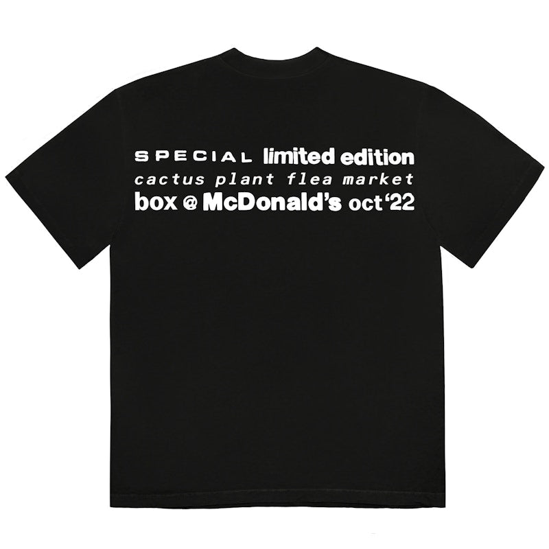 Cactus Plant Flea Market x McDonald's Cactus Buddy! And Friends T-shirt Black