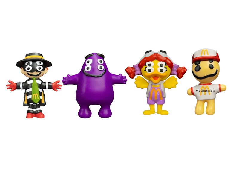Cactus Plant Flea Market x McDonald's Toys Hamburglar Grimace Birdie The Early Bird Cactus Buddy Set of 4 Figures