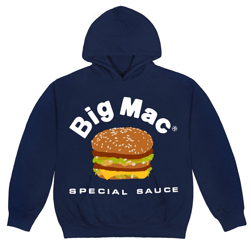 Cactus Plant Flea Market x McDonald's Team Big Mac Hoodie Navy