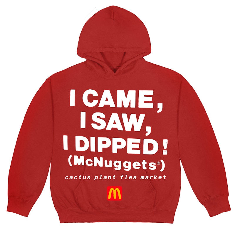 Cactus Plant Flea Market x McDonald's Team Mcnuggets Hoodie Ketchup