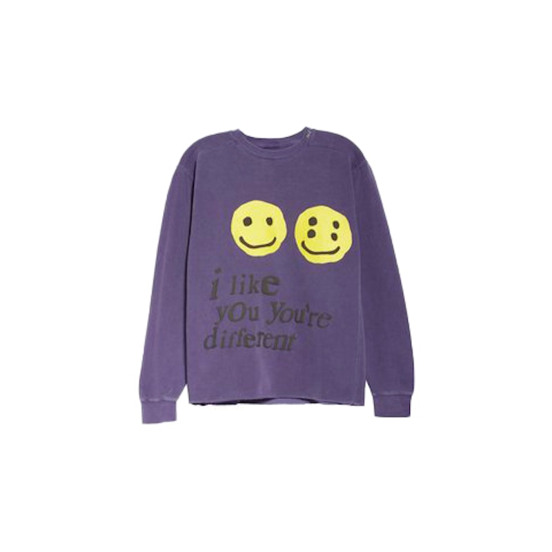 Cactus Plant Flea Market x Union I Like You You're Different Crewneck Purple