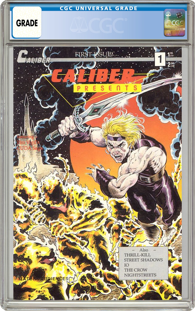 Caliber Caliber Presents #1 (1st App. the Crow) Comic Book CGC Graded