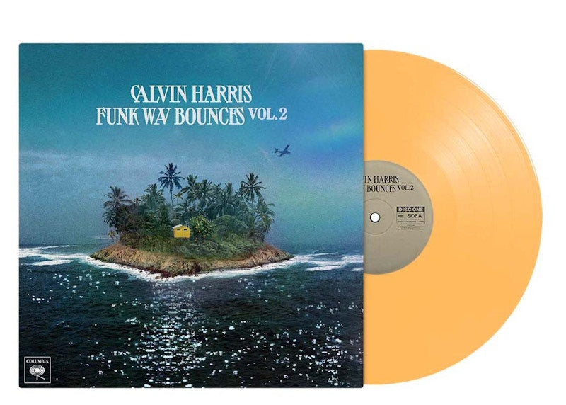 Calvin Harris Funk Wav Bounces Volume 2 Limited Edition LP Vinyl Orange
