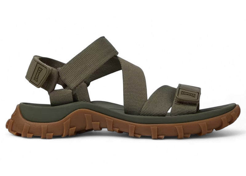 Camper Drift Trail Recycled PET Sandal Green Gum