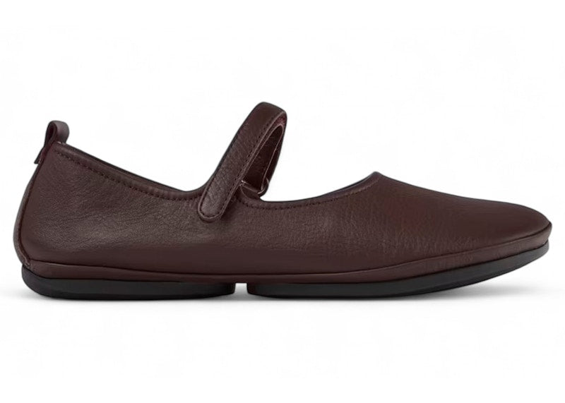 Camper Right Ballerina Flat Burgundy (Women's)