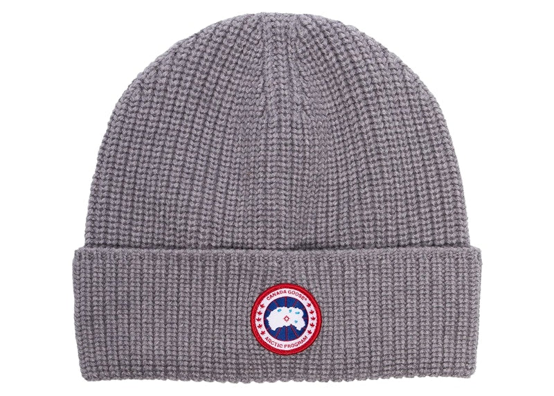 Canada Goose Rib Toque Beanie Heather Grey