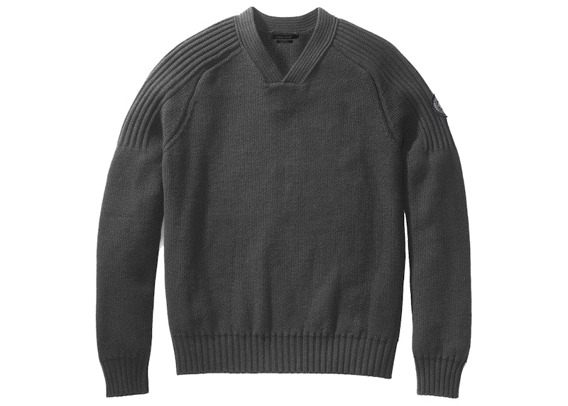 Canada Goose Black Label Valemount Sweater Iron Grey