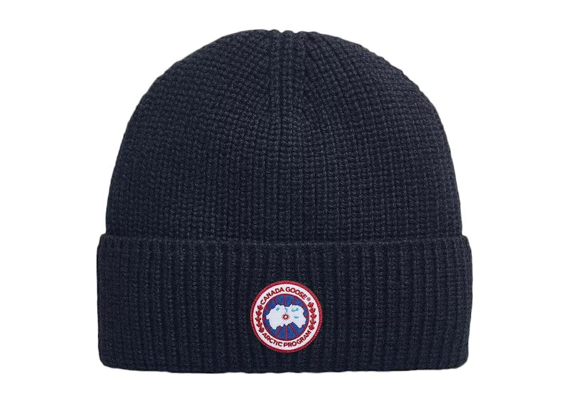 Canada Goose Rib Toque Beanie Atlantic Navy