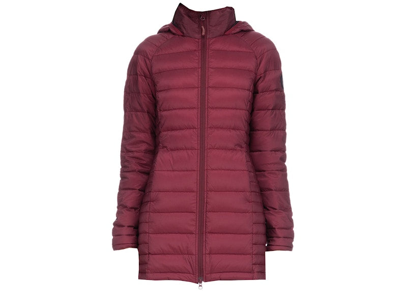 Canada Goose Women's Brookvale Hooded Down Coat Bordeaux