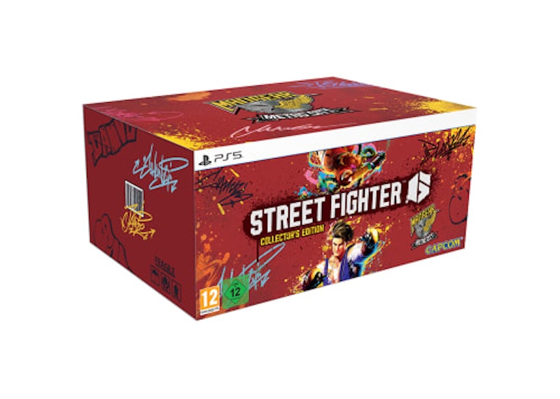 Capcom PS5 Street Fighter 6 Collector's Edition Video Game Bundle