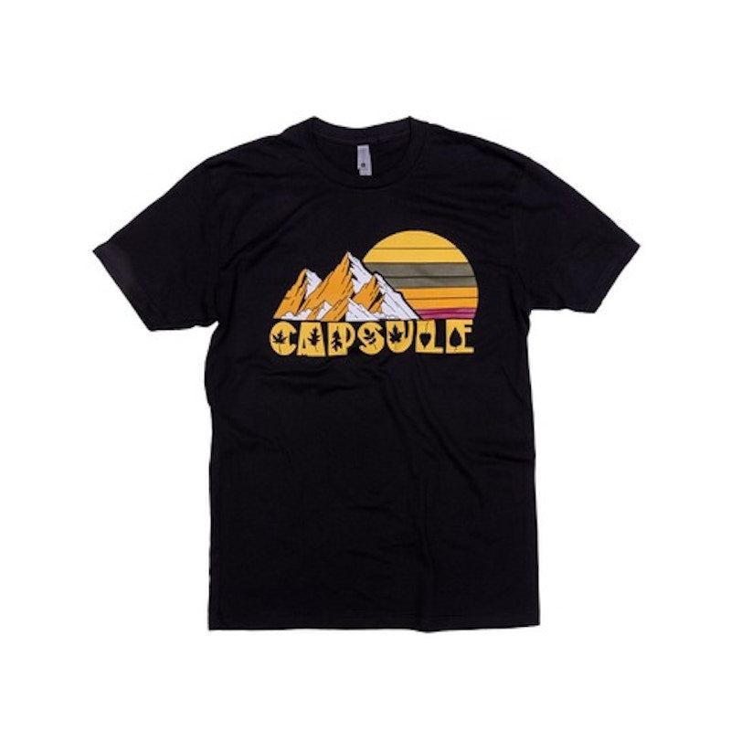 Capsule Fall Collection Mountain Tee Black