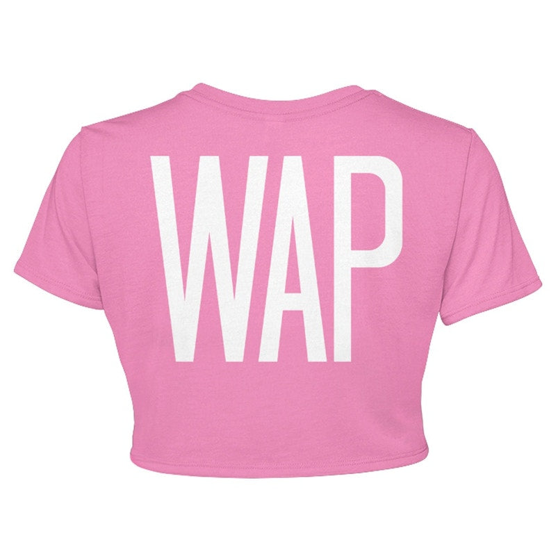 Cardi B WAP Crop Top Pink