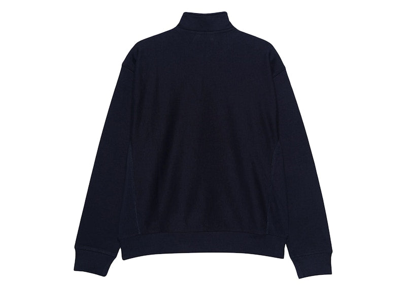 Carhartt WIP American Script Sweat Air Force Half Zip Blue