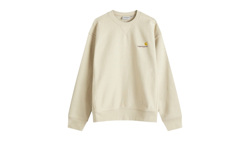 Carhartt WIP American Script Sweatshirt Fleur De Sel