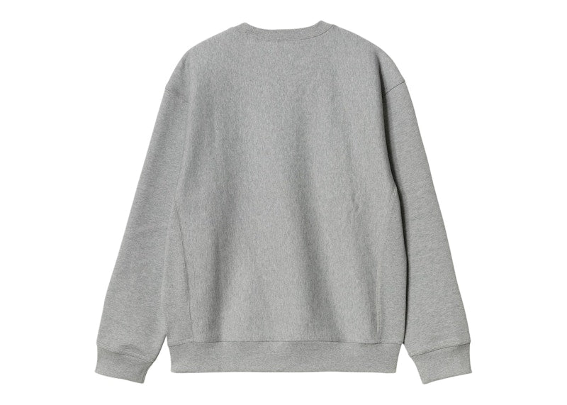 Carhartt WIP American Script Sweatshirt Grey Heather