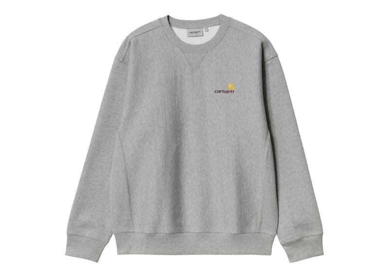 Carhartt WIP American Script Sweatshirt Grey Heather