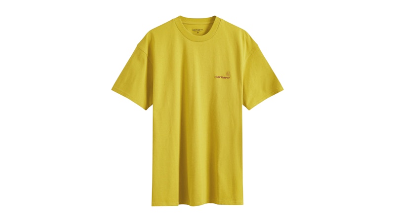 Carhartt WIP American Script T-shirt Golden Olive