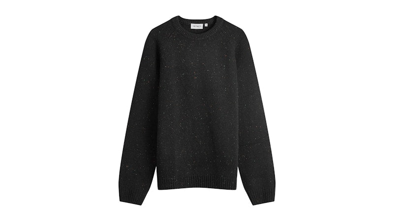 Carhartt WIP Anglistic Crew Knit Speckled Black