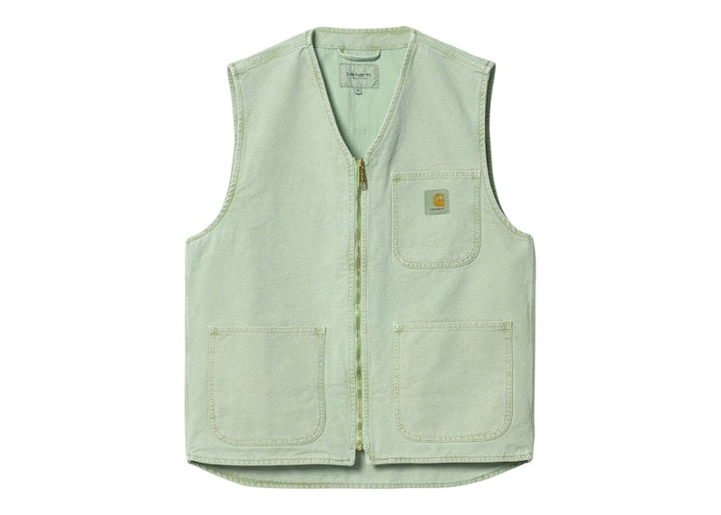 Carhartt WIP Arbor Dearborn Canvas 12oz Vest Pale Spearmint