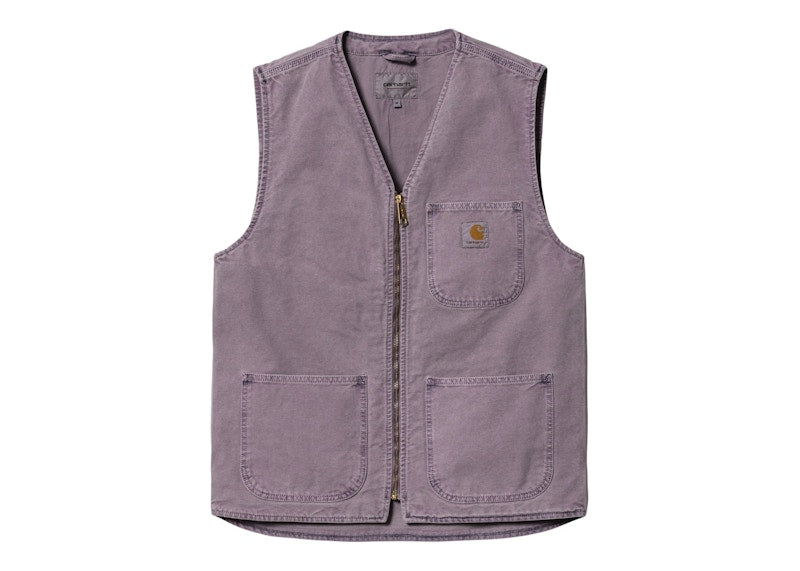 Carhartt WIP Arbor Dearborn Canvas 12oz Vest Razzmic