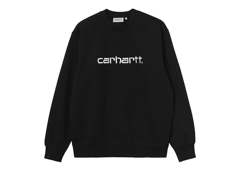 Carhartt WIP Carhartt Logo Sweatshirt Black/White
