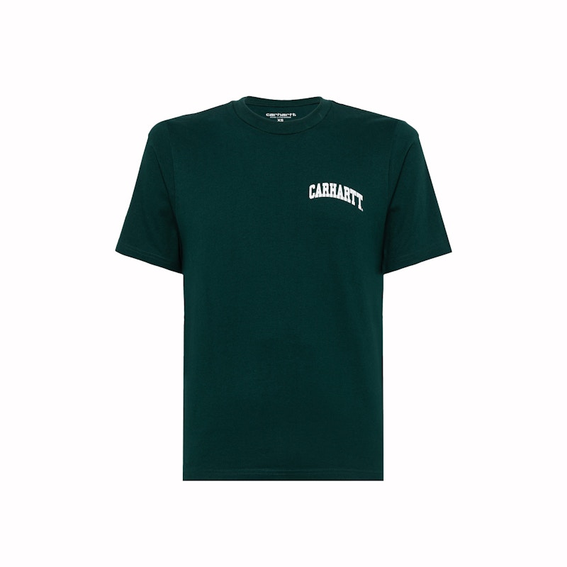 Carhartt WIP Carhartt University Script T-Shirt Chevril/White