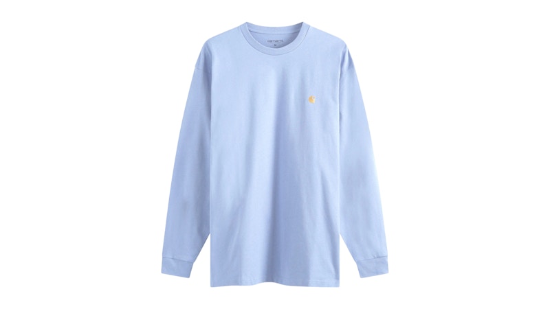 Carhartt WIP Chase Long Sleeve T-shirt Charm Blue/Gold