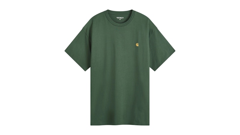Carhartt WIP Chase T-shirt Sycamore Tree/Gold