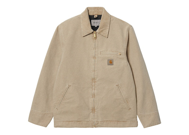 Carhartt WIP Detroit Dearborn Canvas 12oz (Summer) Jacket Dusty H Brown (Faded)