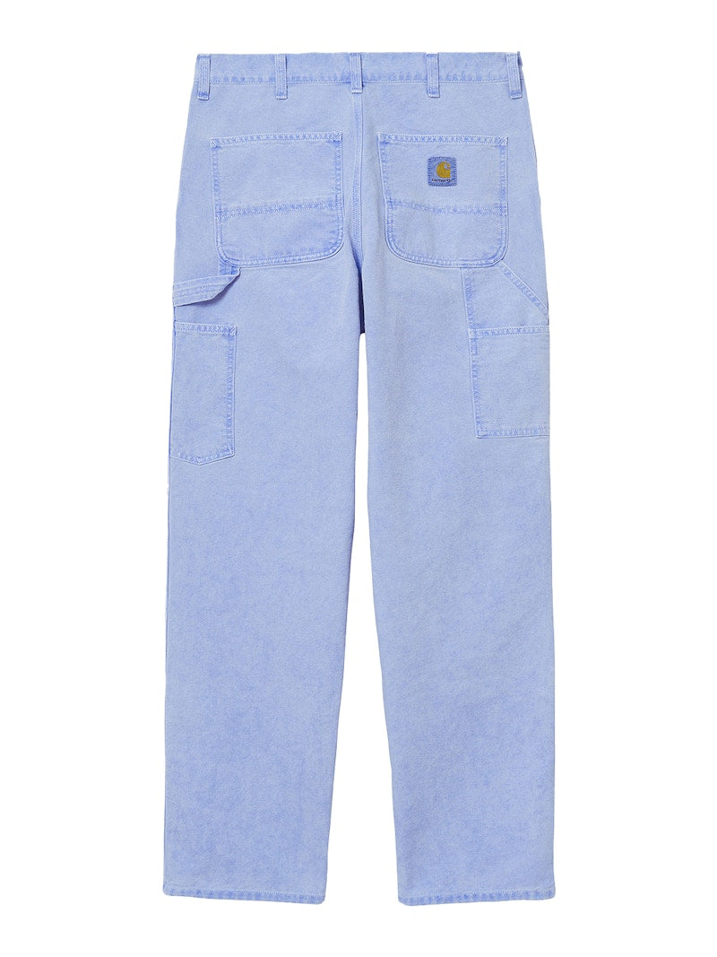 Carhartt WIP Double Knee Dearborn Canvas 12oz Relaxed Straight Fit Pants Icy Water (Faded)